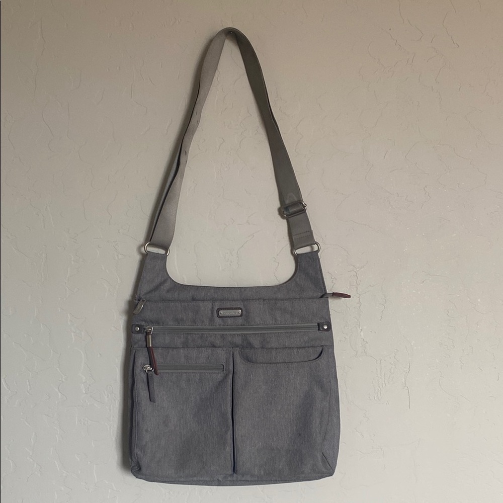 Gray Crossbody Bag